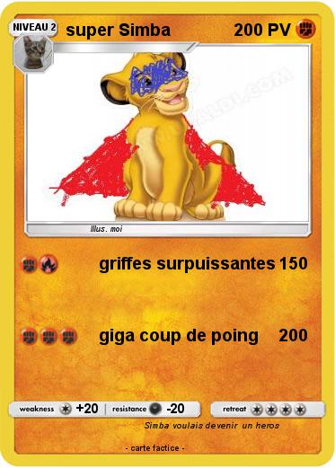 Pokemon super Simba