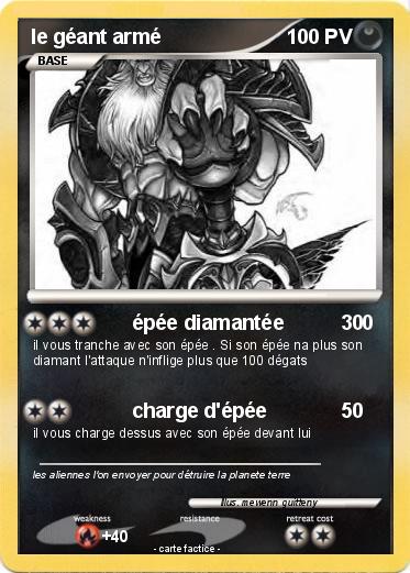 Pokemon le géant armé