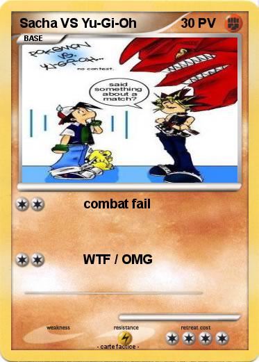 Pokemon Sacha VS Yu-Gi-Oh