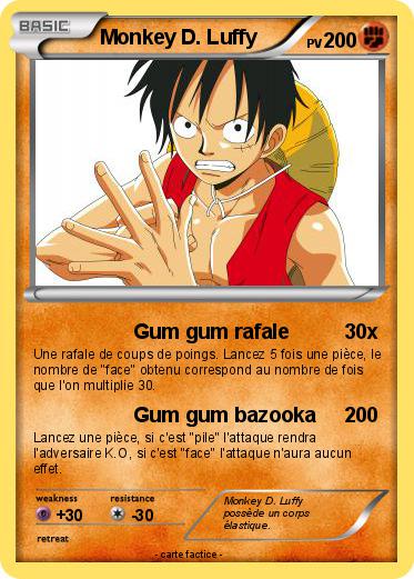 Pokemon Monkey D. Luffy