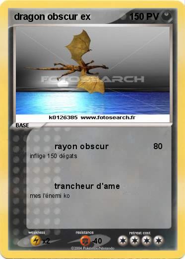 Pokemon dragon obscur ex