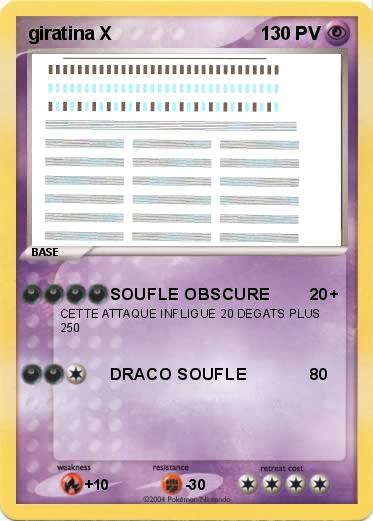 Pokemon giratina X