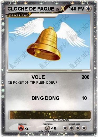 Pokemon CLOCHE DE PAQUE