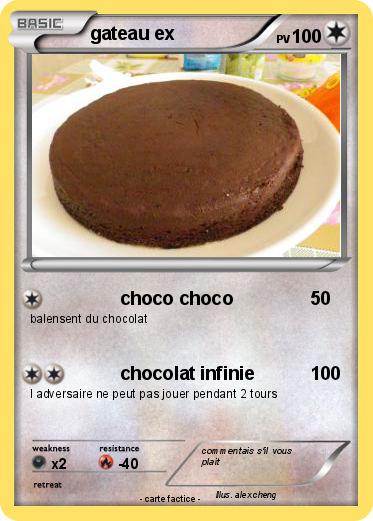 Pokemon gateau ex