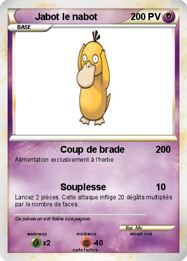 Pokemon Jabot le nabot