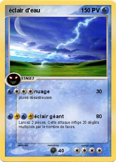Pokemon éclair d'eau