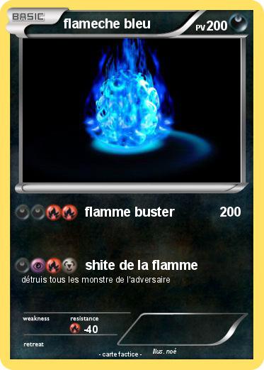 Pokemon flameche bleu