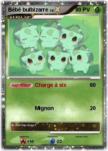 Pokemon Bébé bulbizarre