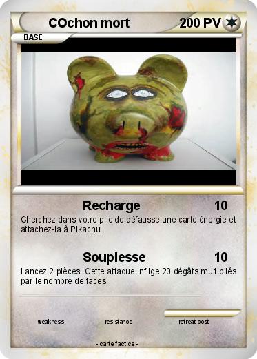 Pokemon COchon mort