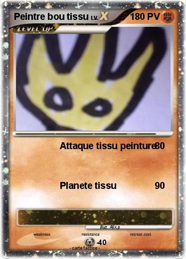 Pokemon Peintre bou tissu