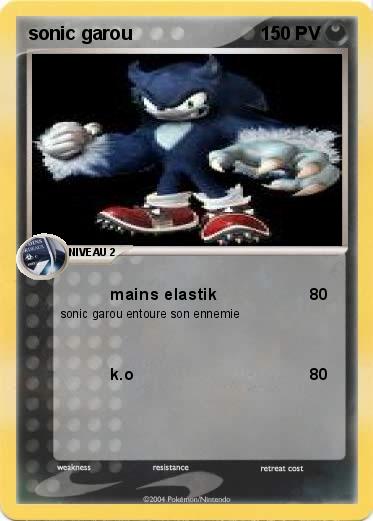 Pokemon sonic garou
