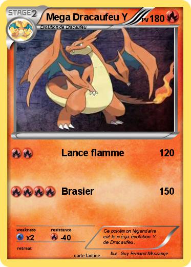 Pokemon Mega Dracaufeu Y