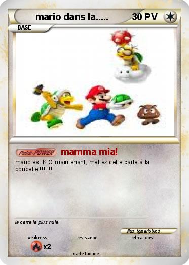 Pokemon mario dans la.....
