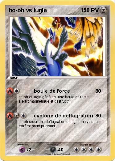 Pokemon ho-oh vs lugia