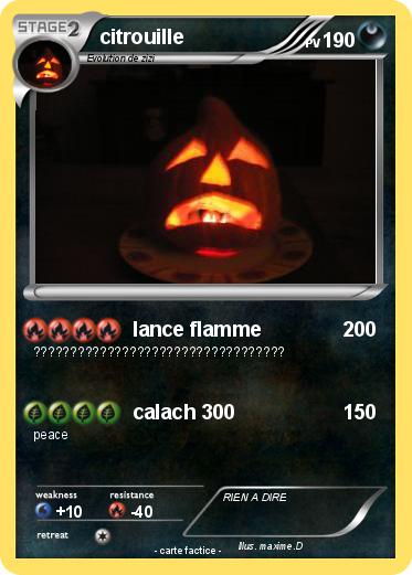 Pokemon citrouille