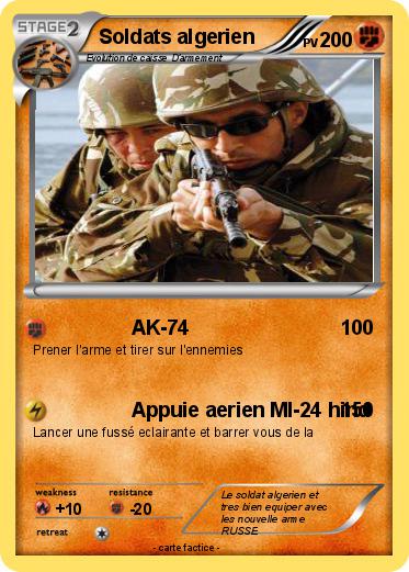 Pokemon Soldats algerien