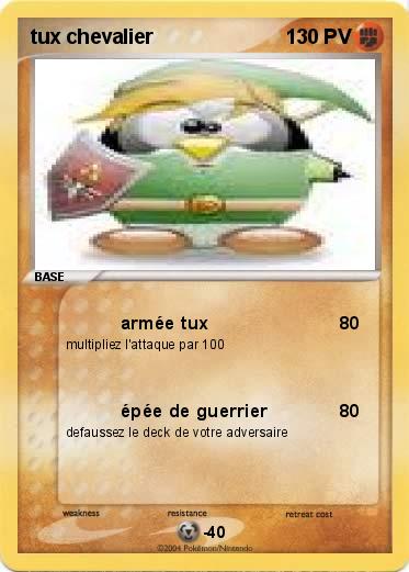 Pokemon tux chevalier