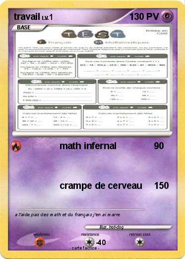 Pokemon travail