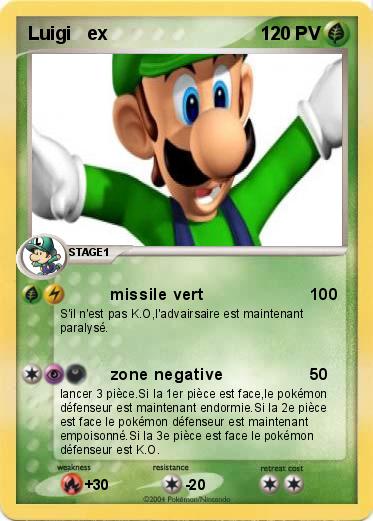 Pokemon Luigi   ex
