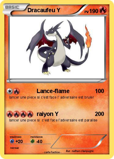 Pokemon Dracaufeu Y