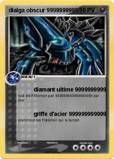 Pokemon dialga obscur 9999999999
