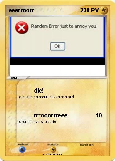 Pokemon eeerroorr