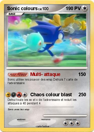 Pokemon Sonic colours