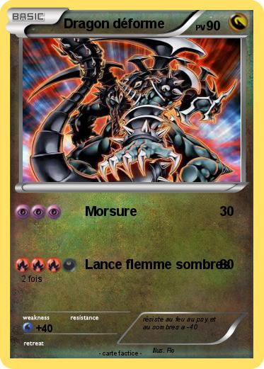 Pokemon Dragon déforme