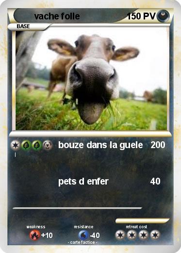 Pokemon vache folle