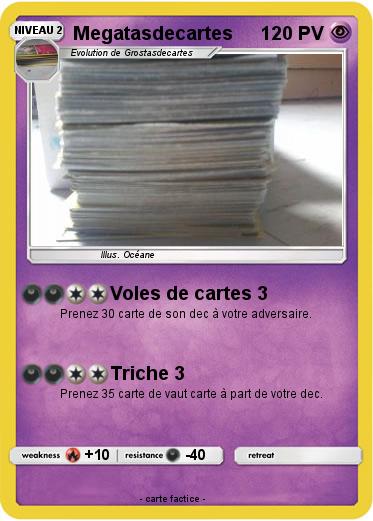 Pokemon Megatasdecartes