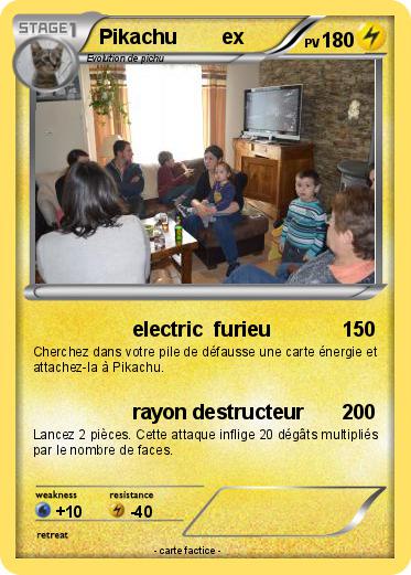 Pokemon Pikachu        ex
