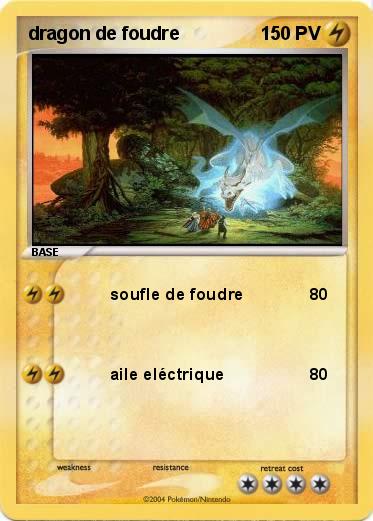 Pokemon dragon de foudre