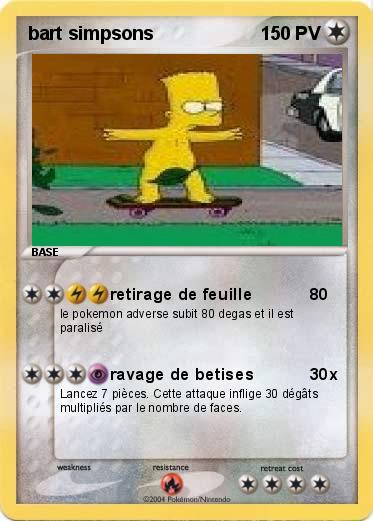 Pokemon bart simpsons