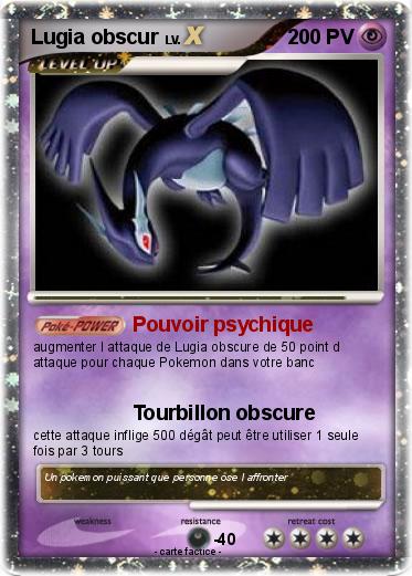Pokemon Lugia obscur