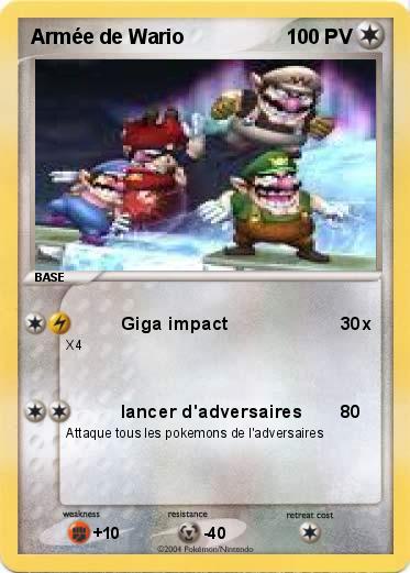 Pokemon Armée de Wario