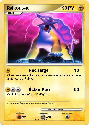 Pokemon Raikou