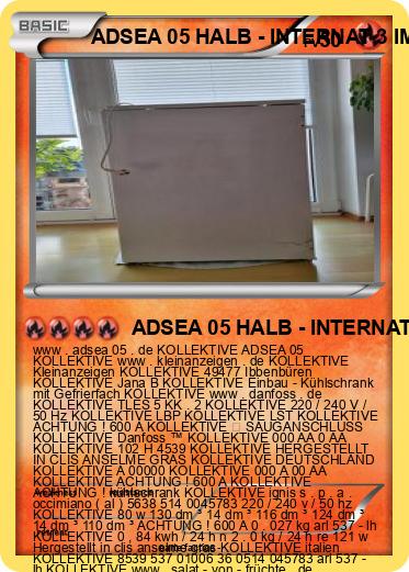Pokemon ADSEA 05 HALB - INTERNAT 3 IME