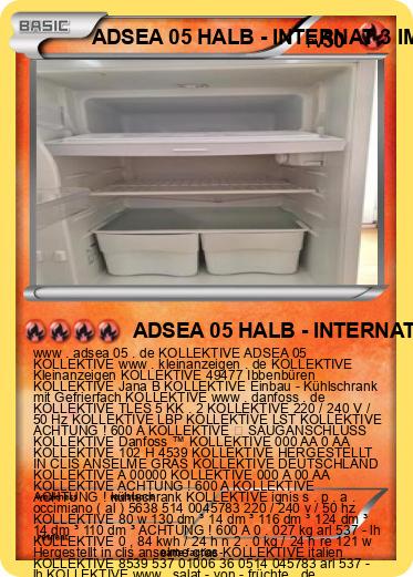 Pokemon ADSEA 05 HALB - INTERNAT 3 IME