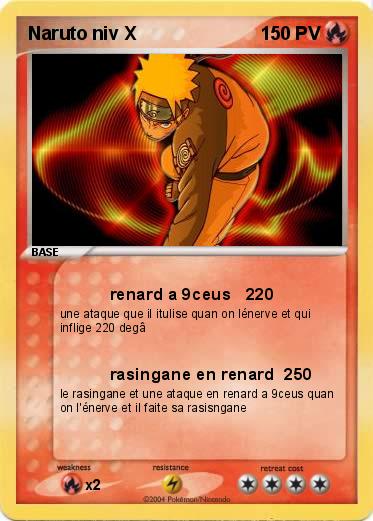 Pokemon Naruto niv X