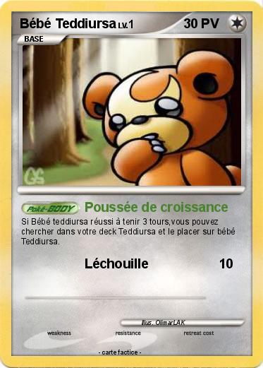 Pokemon Bébé Teddiursa