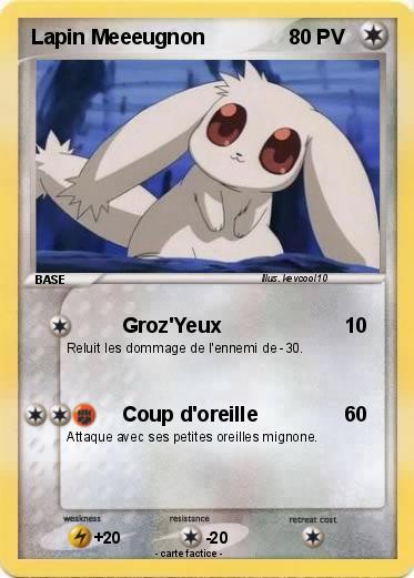 Pokemon Lapin Meeeugnon