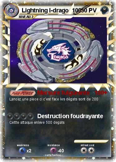 Pokemon Lightning l-drago  100