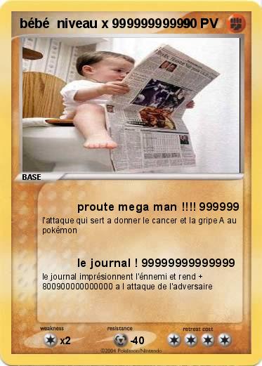 Pokemon bébé  niveau x 99999999999