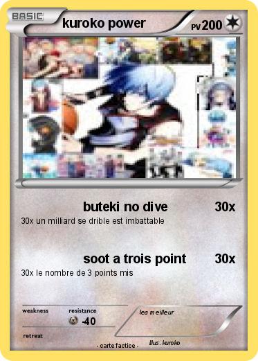Pokemon kuroko power