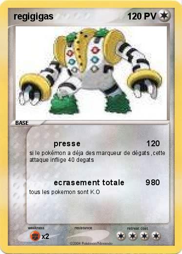 Pokemon regigigas