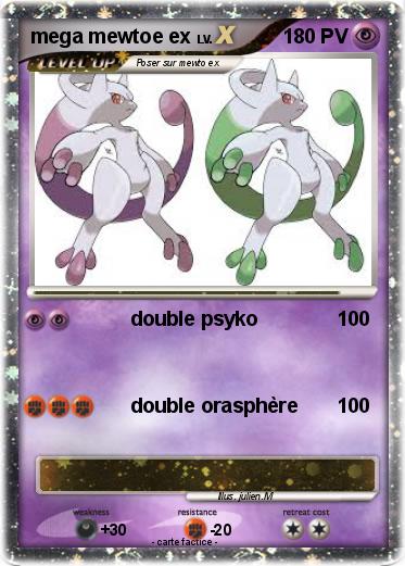 Pokemon mega mewtoe ex