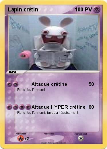 Pokemon Lapin crétin