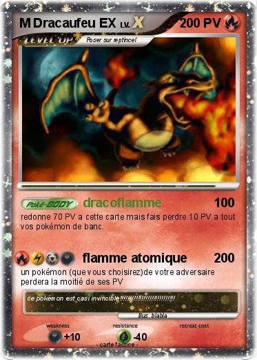 Pokemon M Dracaufeu EX