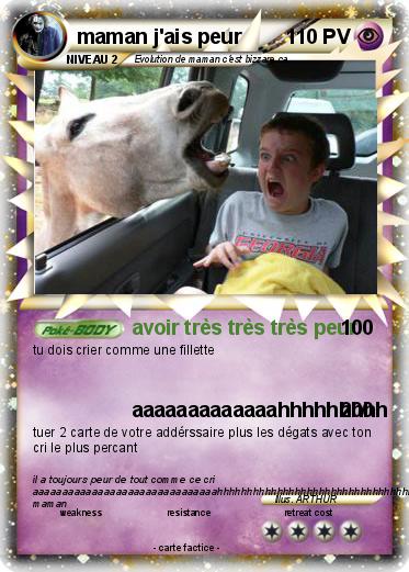 Pokemon maman j'ais peur
