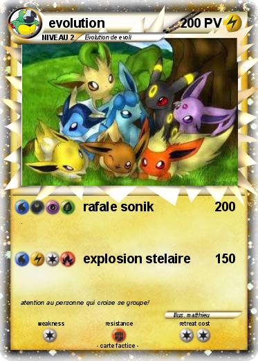 Pokemon evolution